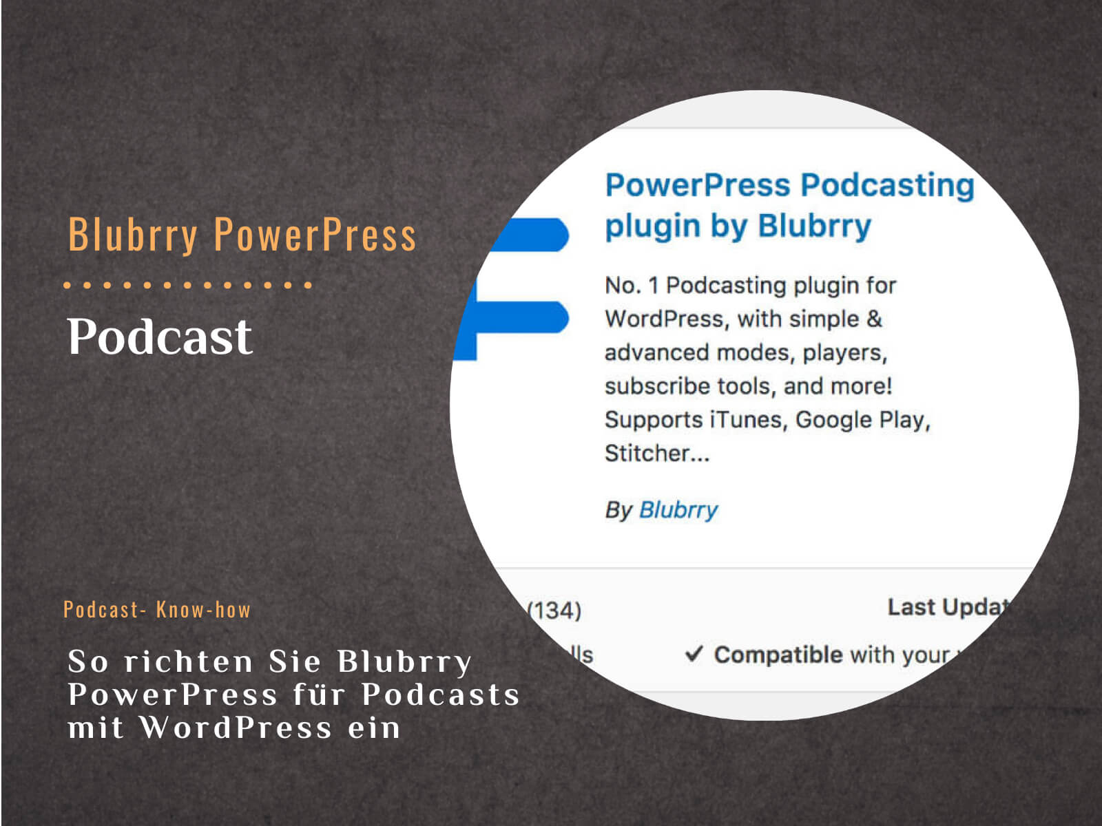 So richten Sie Blubrry PowerPress für Podcasts mit WordPress ein - Agentur Brunner und Rost