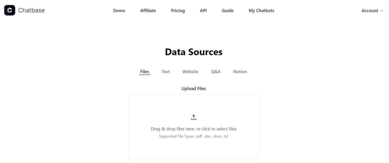Chatbase-Data-Sources - Agentur Brunner & Rost